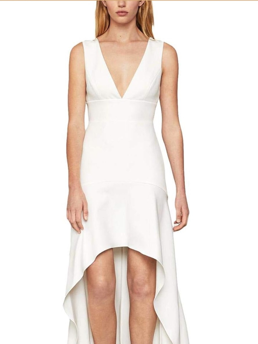 BCBG High-Low Wedding/White Dress